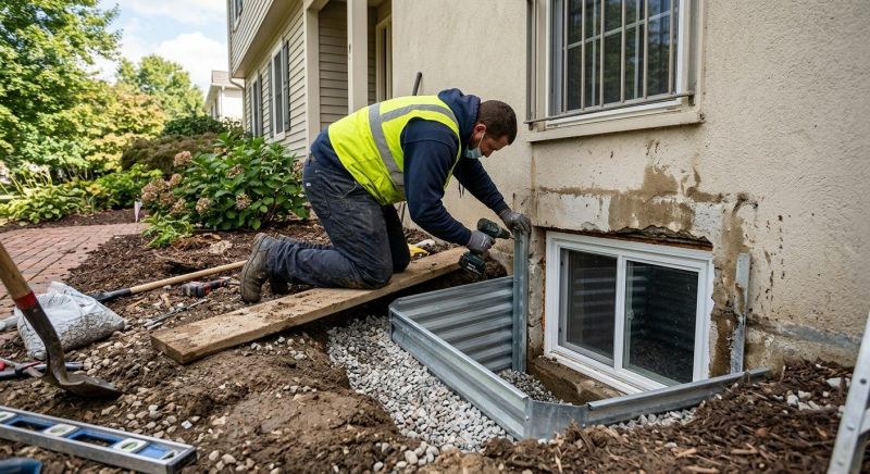 Window Well Cover Installation