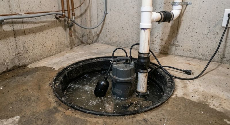 Sump Pump Relocation in Des Moines, IA