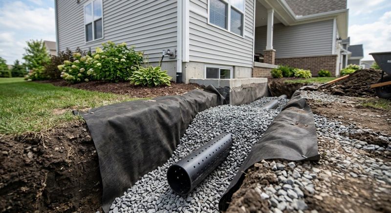 Exterior Drainage Installation in Birmingham, AL