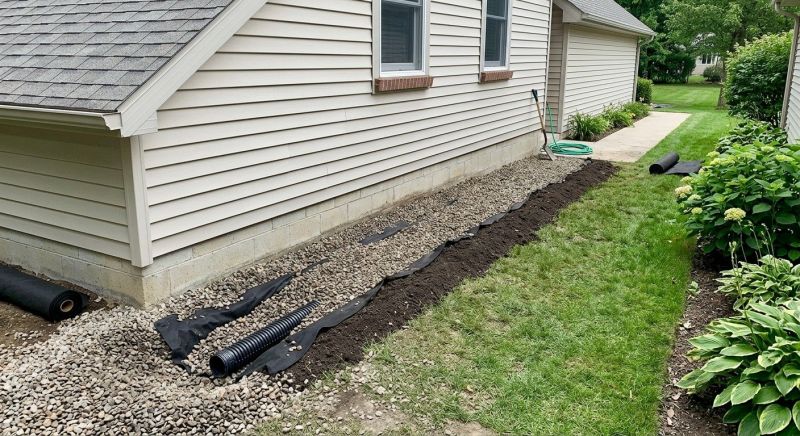 French Drain Clearing in Tuscaloosa, AL