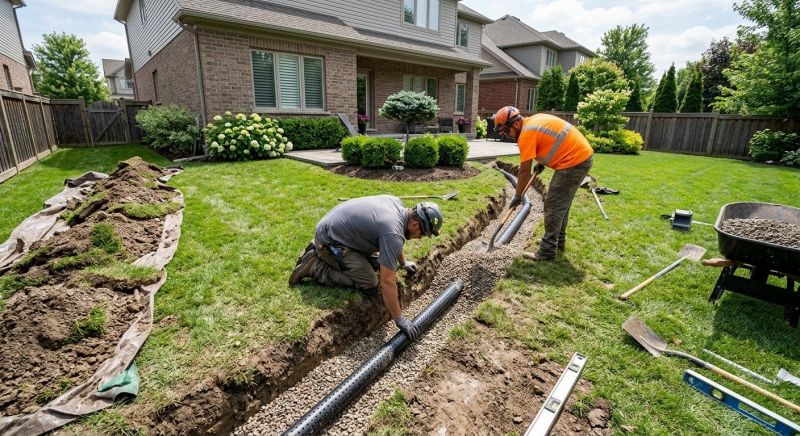 Landscape Drainage in Tuscaloosa, AL
