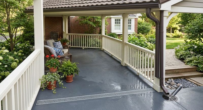 Porch Drainage Installation in Tuscaloosa, AL