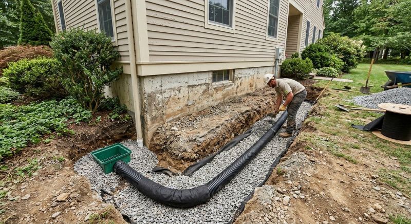 Retaining Wall Drainage in Tuscaloosa, AL