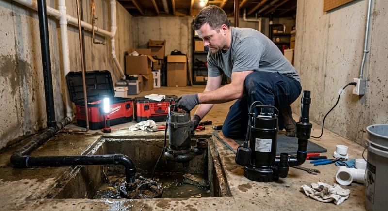 Sump Pump Plumbing in Framingham, MA