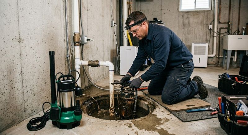 Sump Pump Plumbing in Manchester, NH