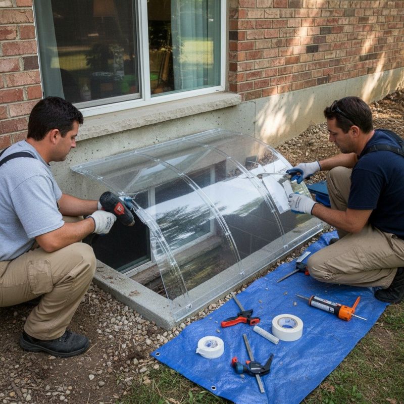 Window Well Cover Installation in Overland Park, KS