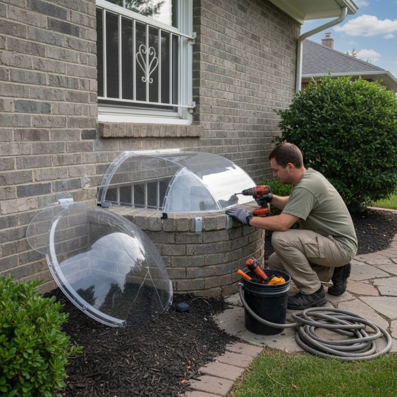 Window Well Cover Installation in Alpharetta, GA