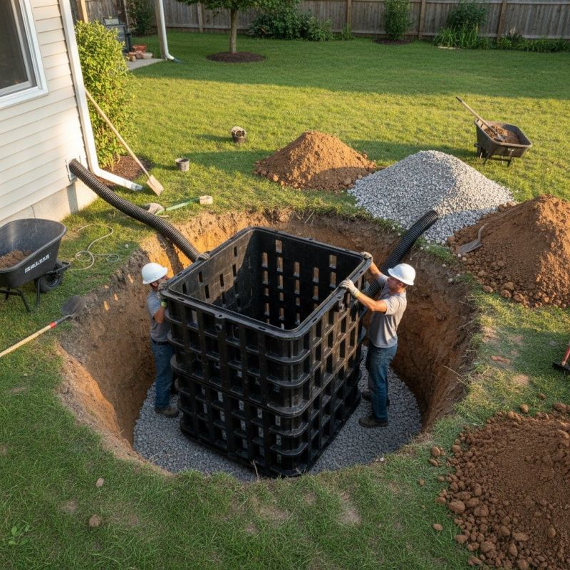 Yard Dry Well Installation in Birmingham, AL